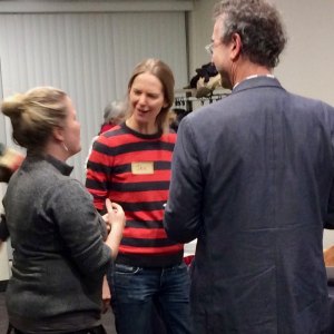 The Other Holiday Bash - A Do For One Christmas Feast Jen Brewster, who works on life enhancing activities at Coler, joined the crowd.